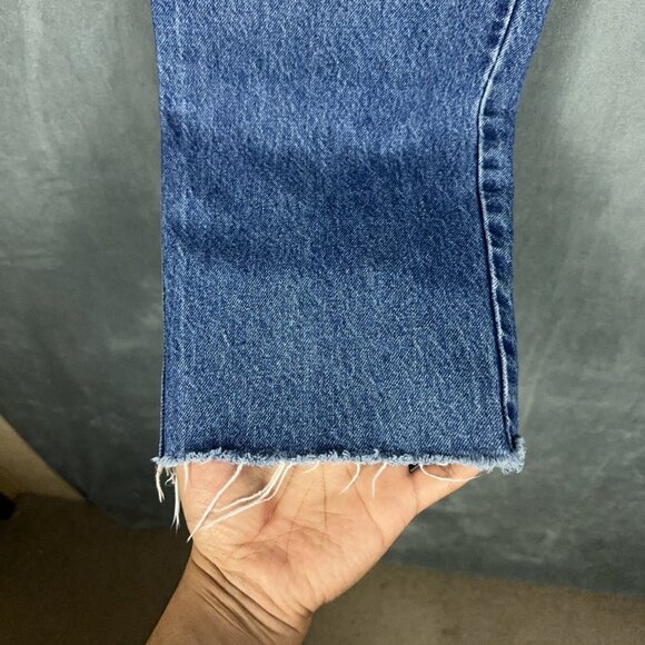 Vintage ICEBERG Jeans Mens Size 30X29 Blue Straight Leg Embroidered - Picture 6 of 15